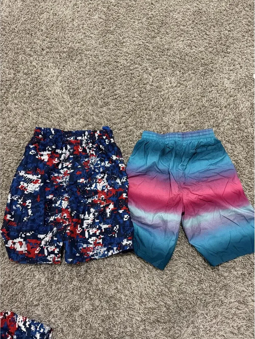 Nike Boys XL Swim Trunks Multi Color Lot of 2